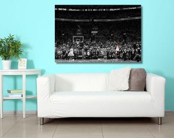 Kawhi Leonard Last Shot Canvas Kawhi Leonard Buzzer Beater Poster Toronto Raptors Kawhi Leonard Canvas Toronto Raptors Print Ready to Hang