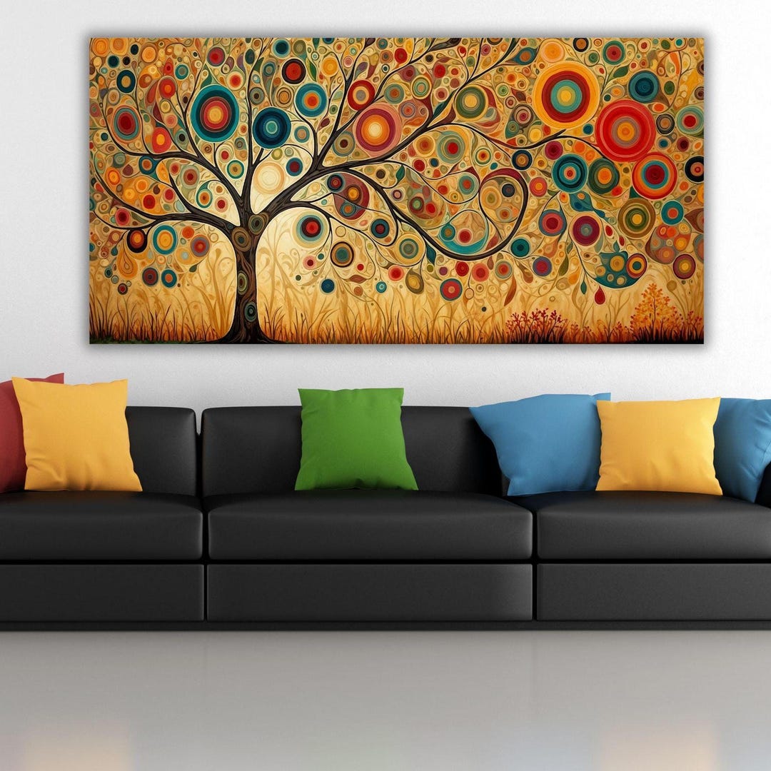 The Tree of Life by Gustav Klimt Print Gustav Klimt Canvas Wall Art ...