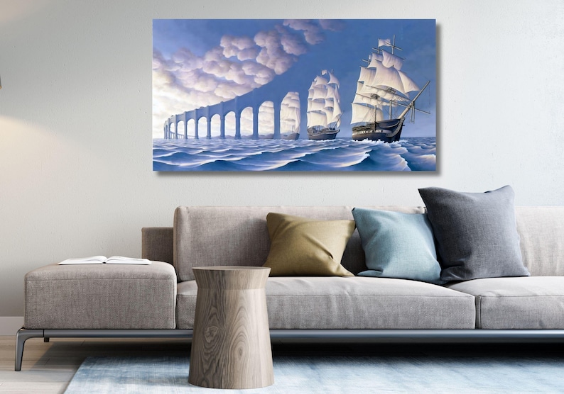 Painting by Rob Gonsalves Art Depending on Where You Look, You Can