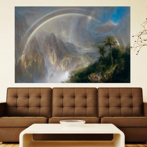 Regenzeit in den Tropen von Frederic Edwin Church Fertig zum Aufhängen Leinwanddruck Kunst,frederic Edwin Church Canvas,Church Artwork Vintage Art