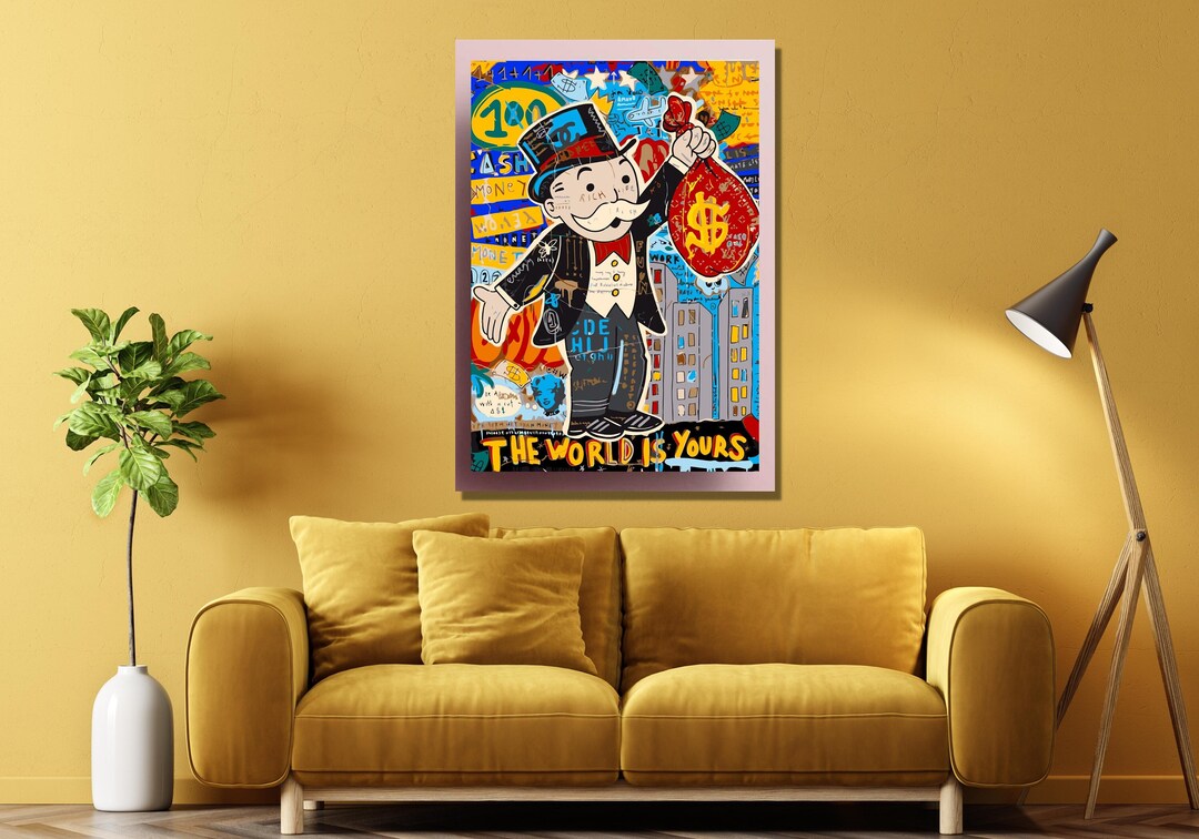 Banksy Graffiti Wall Art Canvas Art, Street Art Poster,banksy Art