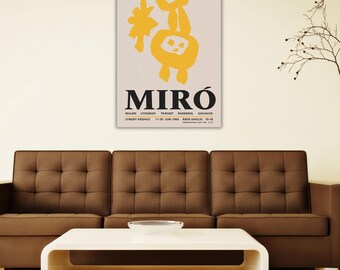 Joan Miró Constellations Canvas Ready to Hang Print Art Joan Miró Poster Joan Miró Exhibition Canvas Joan Miró Print Surrealism Modern Art