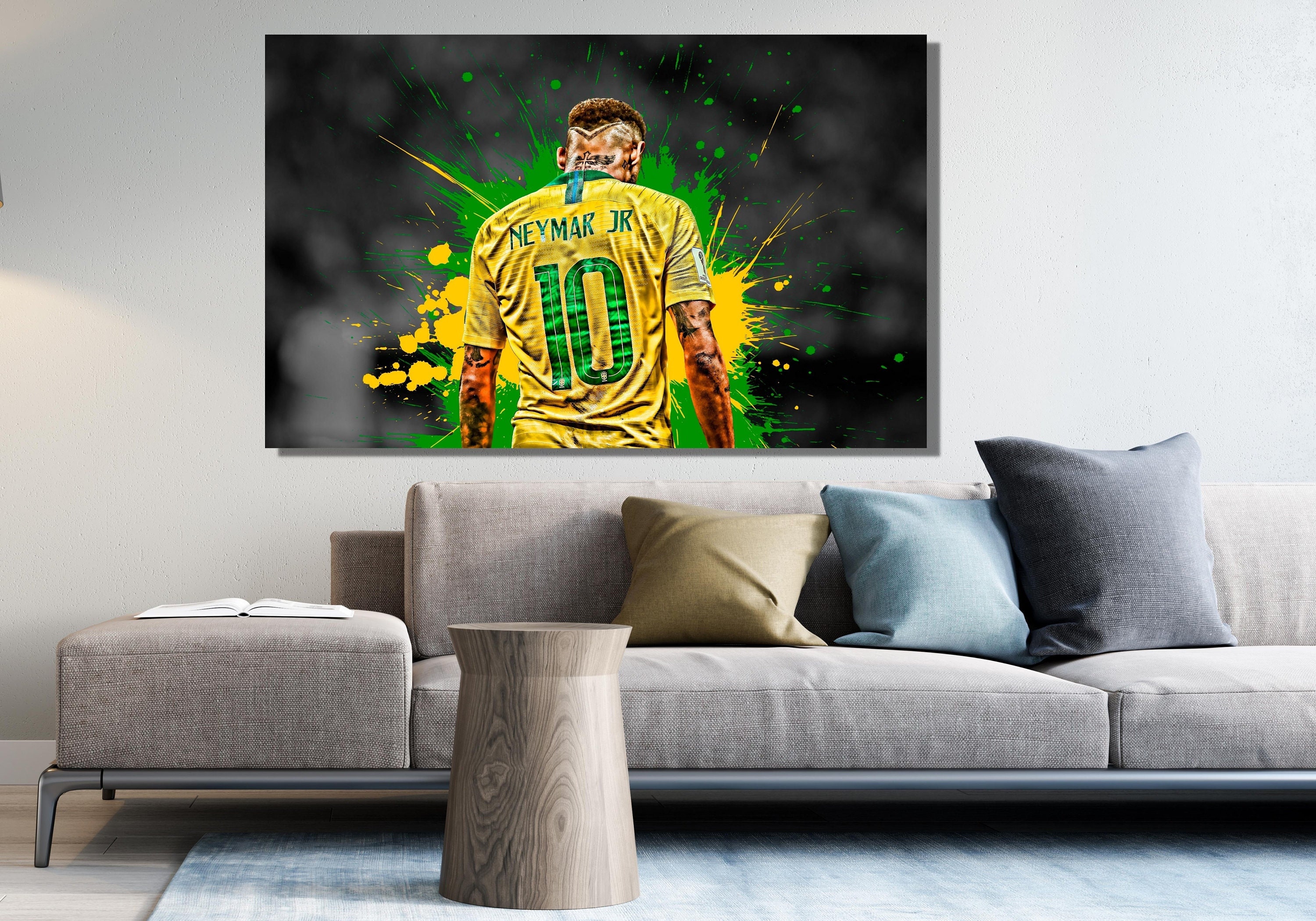  Neymar Brazil Legend Football Player Art Poster (30) Room  Aesthetic Tapestry Print Art Wall Painting Tapestries Gifts Modern Bedroom  Decor 40x60 : Home & Kitchen
