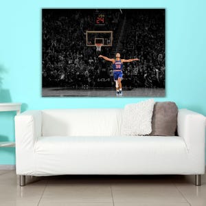 Stephen Curry ICONIC MOVE Emoji Poster Game Winning U Team 2024 Champion Bereit zum Aufhängen Wandkunst Curry Wandkunst Stephen Curry Posterdruck