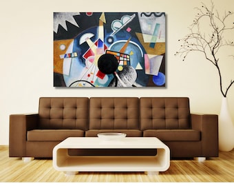 Wassily KANDINSKY Signed Ready-to-hang Canvas Composition VIII