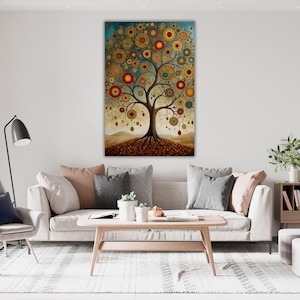 The Tree of Life by Gustav Klimt Wall Art,Gustav Klimt Canvas Wall Art,Gustav Klimt Canvas Art The Tree of Life,Gustav Klimt Artwork Canvas