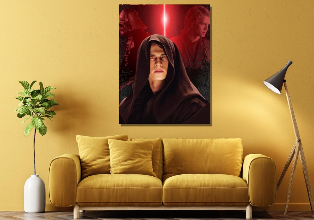 Star Wars Obi-wan Poster Canvas Wall Art Anakin Poster Anakin Skywalker ...