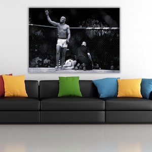 Anderson Silva Poster UFC Icon Light Heavyweight Champion Fighter Series Poster MMA High Quality Wall Art Ultimate Fighting Championship