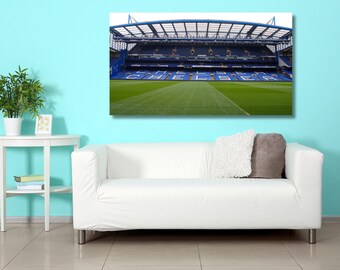 Stamford Bridge Stadium Wall Art Chelsea FC Wall Art Stamford Bridge Canvas Art Chelsea Poster Football Gifts Chelsea Football Canvas