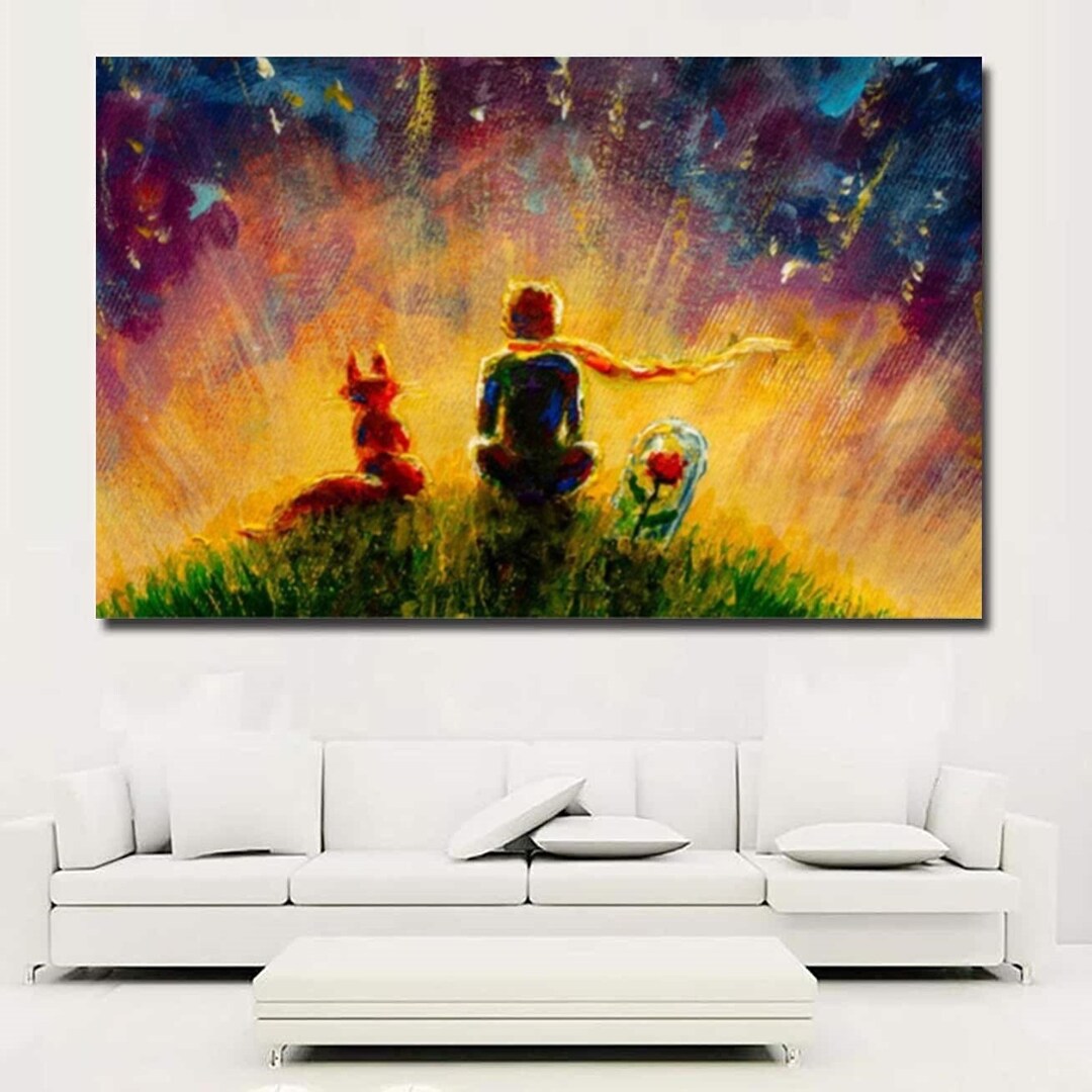 My Unique Rose - The Little Prince Shadow Box Art main image 1