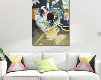 ワシリー・カンディンスキー「上向きのポスター」抽象画、壁掛け、絵画