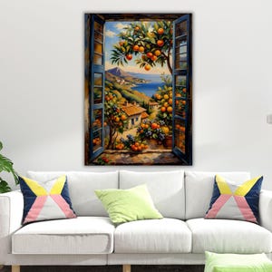 Open Window by Henri Matisse Style Ready To Hang Canvas,Henri Matisse The Open Window Wall Art,Matisse Art,Matisse Painting,Abstract Artwork