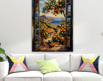 Open Window by Henri Matisse Style Ready-to-Hang Canvas Henri Matisse The Open Window Wall Art Matisse Art Matisse Painting Abstract Artwork