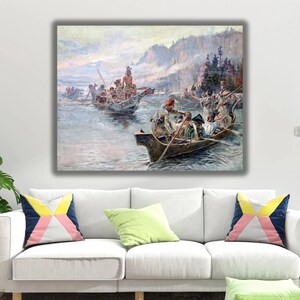 Lewis and Clark Painting - Etsy