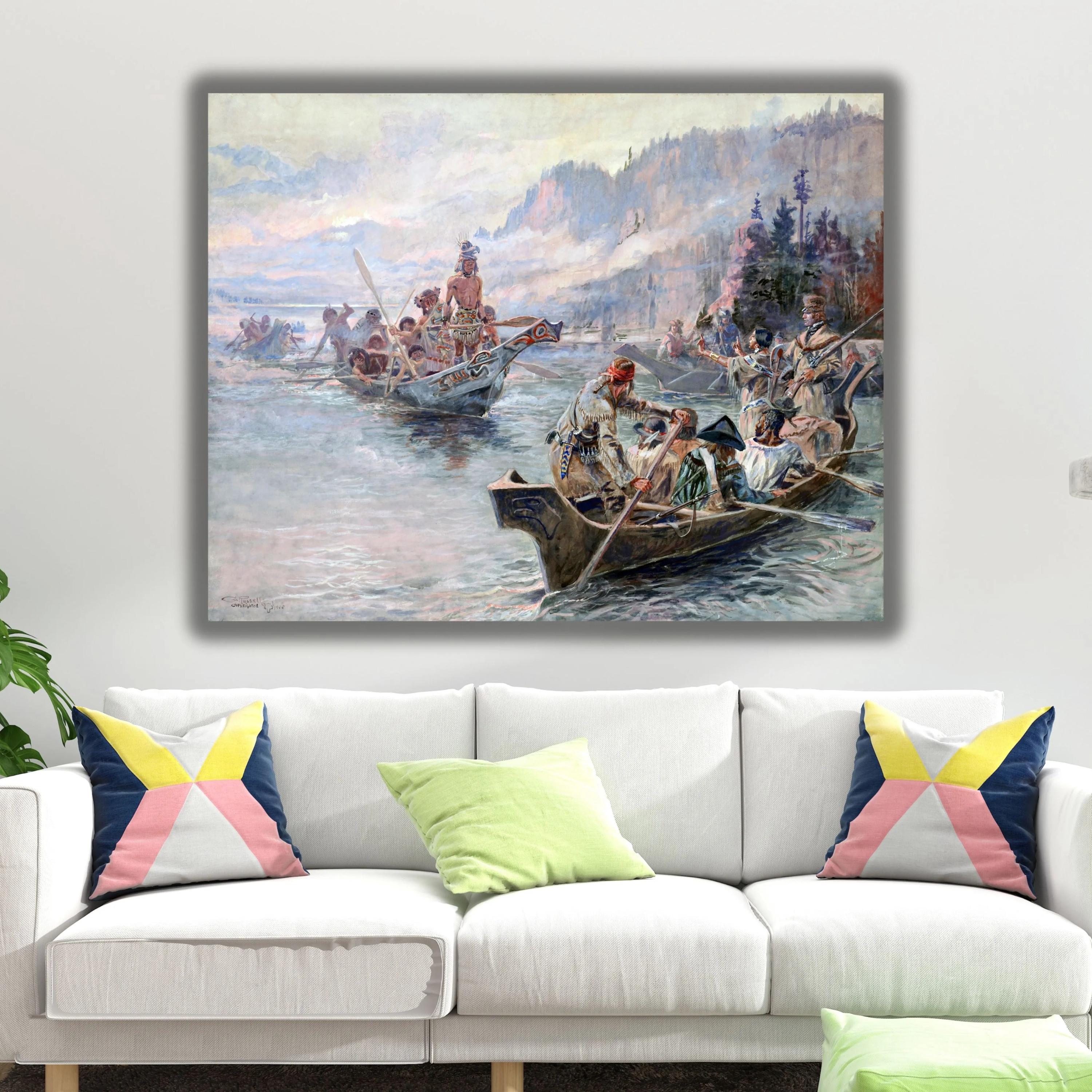 Lewis and Clark Paintings - Etsy