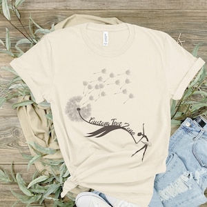 Custom Inspirational Dandelion Shirt - Embrace Life's Winds Windflower Tee - Custom Inspirational Windflower Tee