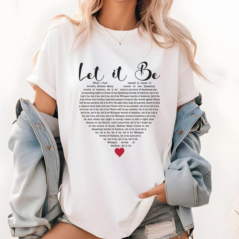 T-shirt The Beatles Let It Be - Taille M Homme - Occasion Très Bon état