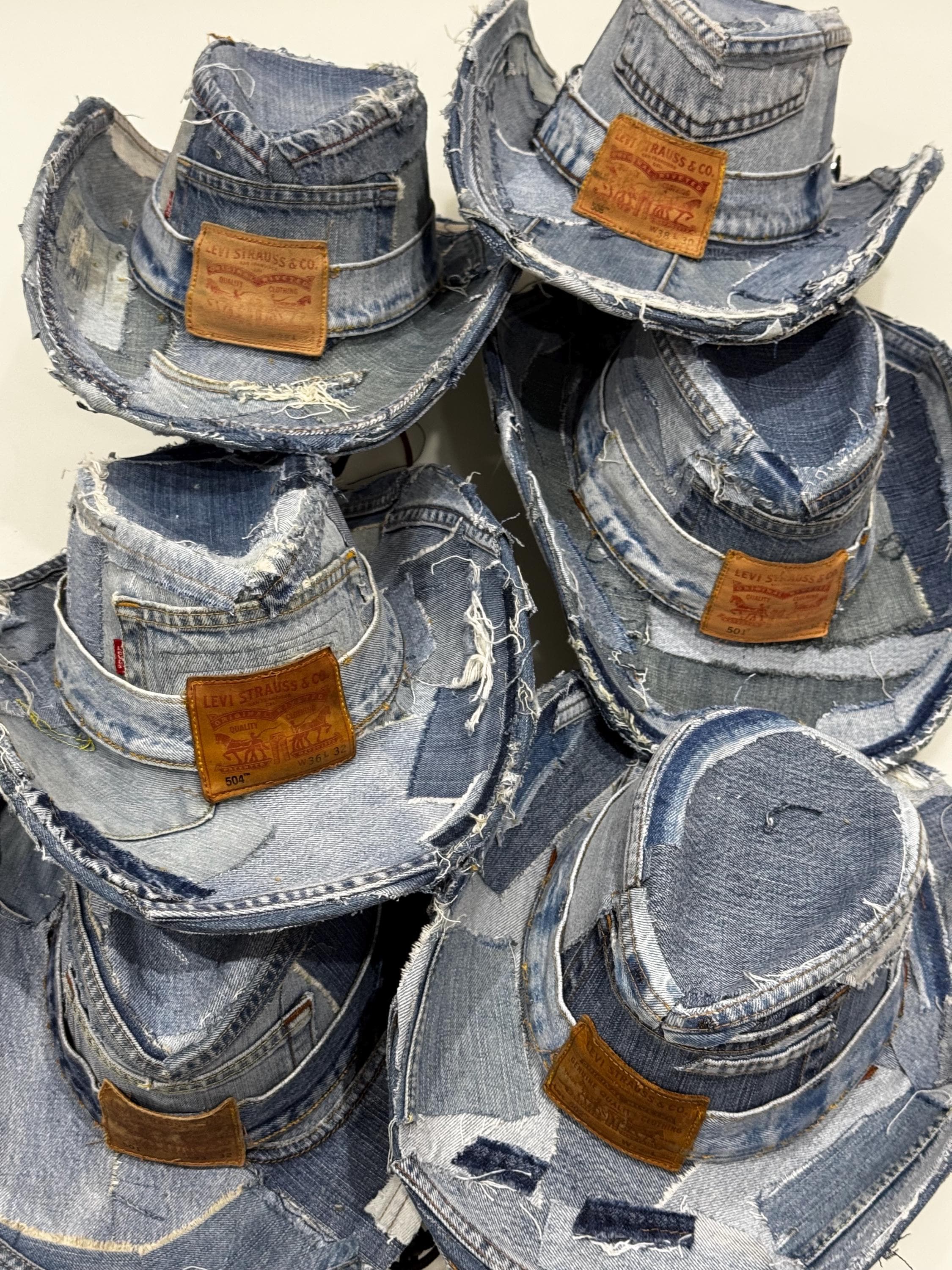 Denim Cowboy Hat - Etsy display picture 1