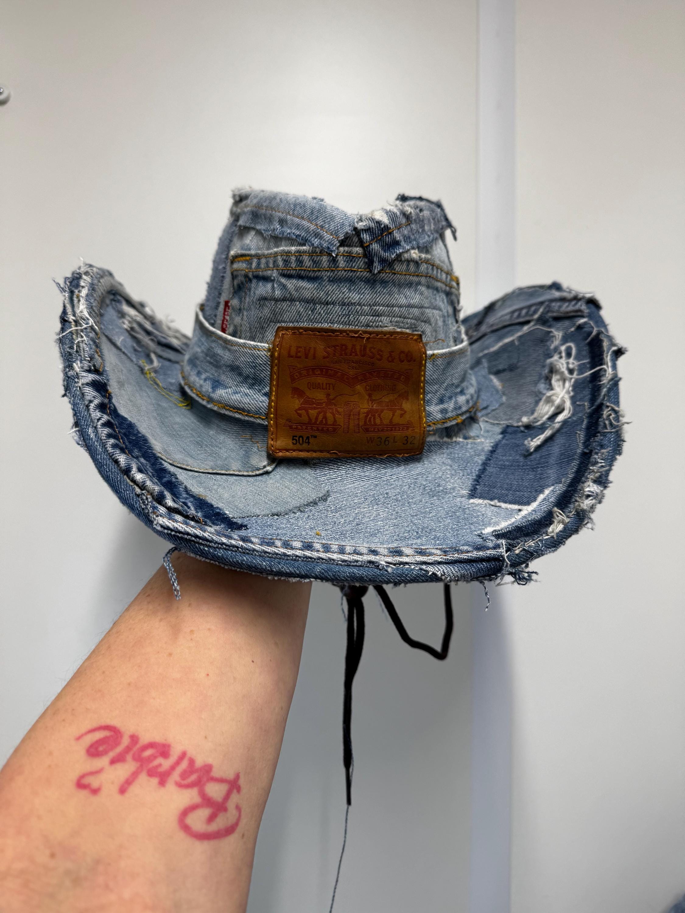 Denim Cowboy Hat - Etsy display picture 3