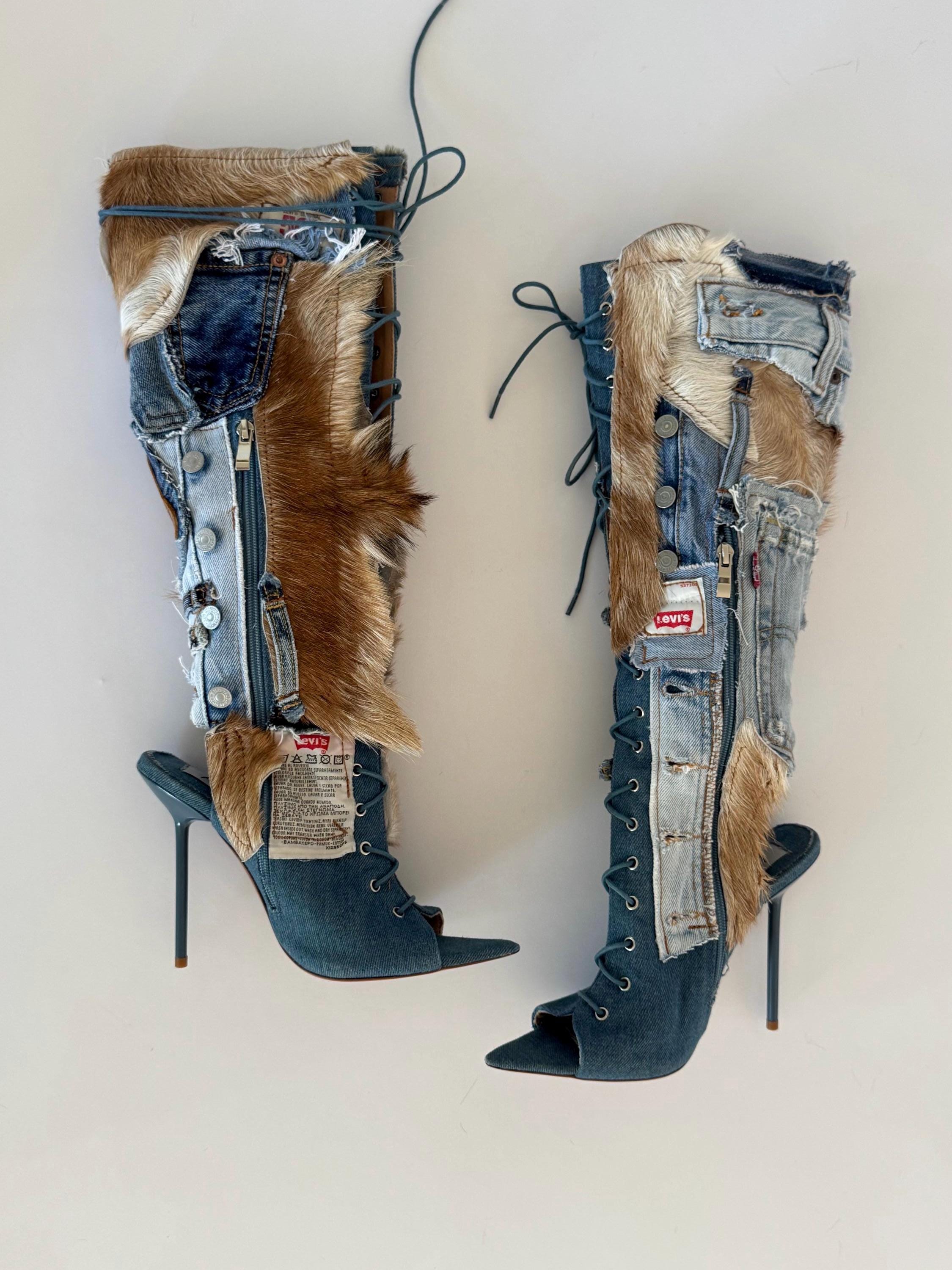 El dantes blue boot - Etsy 日本
