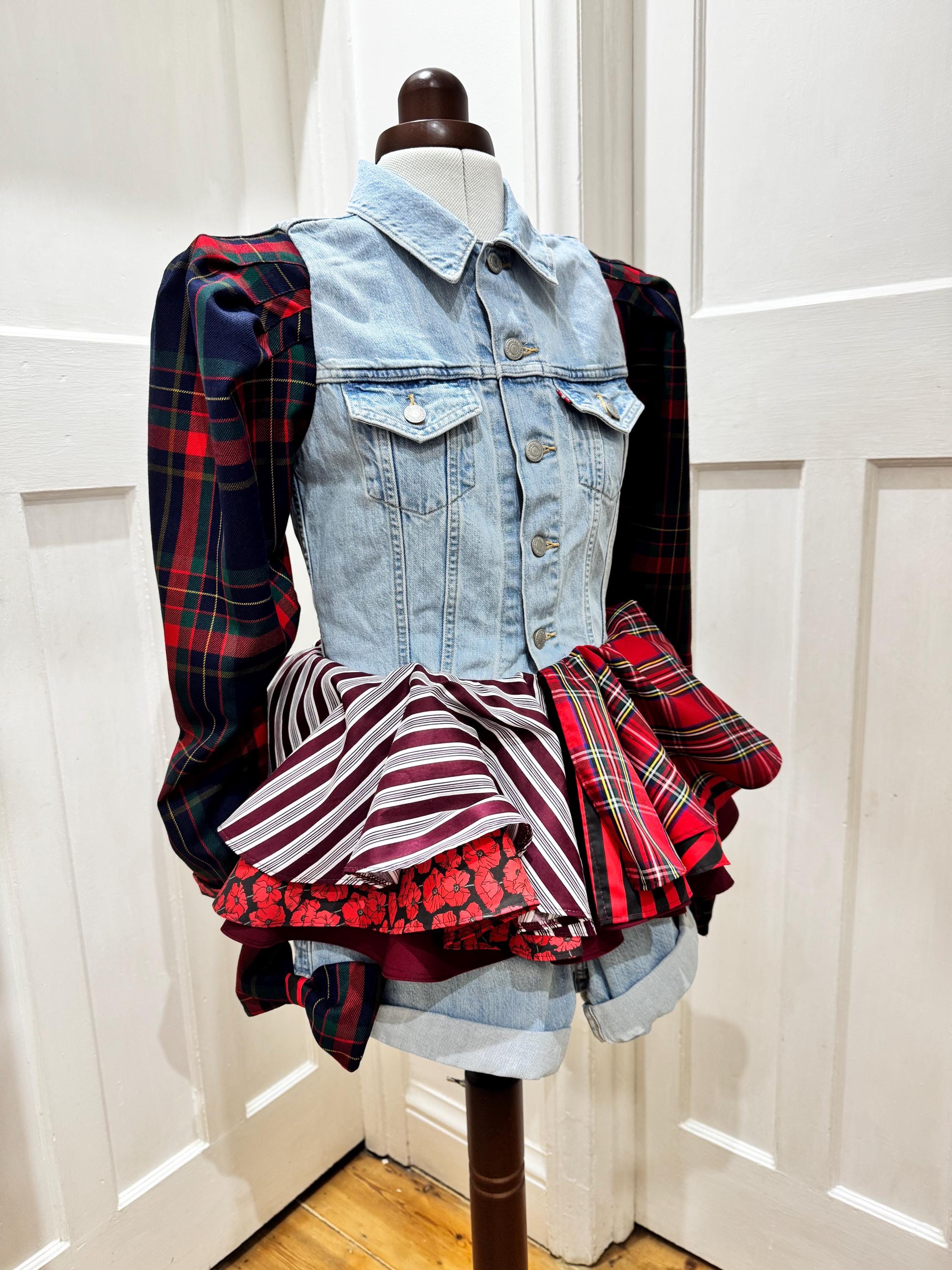 Reworked Denim Jacket - Etsy