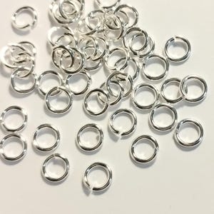 925 Sterling Silver Jump Rings 3mm, Open - Jewellery Making