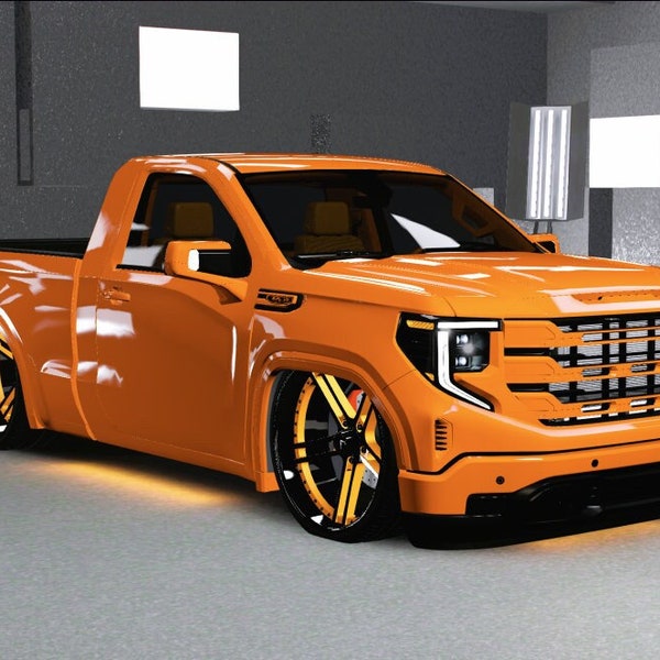 Debadged Big Wheel 2023 GMC Sierra | FiveM | Grand Theft Auto 5 | Optimized | Mod | High Quality | Trucks