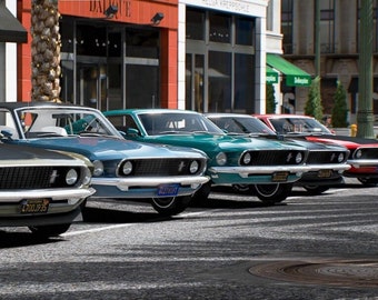 Ford Mustang V2 5 de 1969 | FiveM | Grand Theft Auto 5 | Optimisé | Mod | Haute qualité