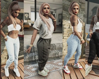 NEW 2024 Female Clothing Pack 3.21GB | FiveM | Grand Theft Auto 5 | Optimized | Mod | High Quality | Clothing