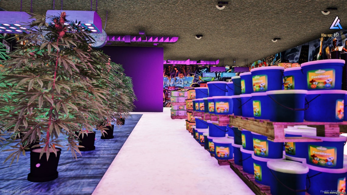 MLO Grove Street Garagegrow Room Fivem Grand Theft Auto 5 Etsy