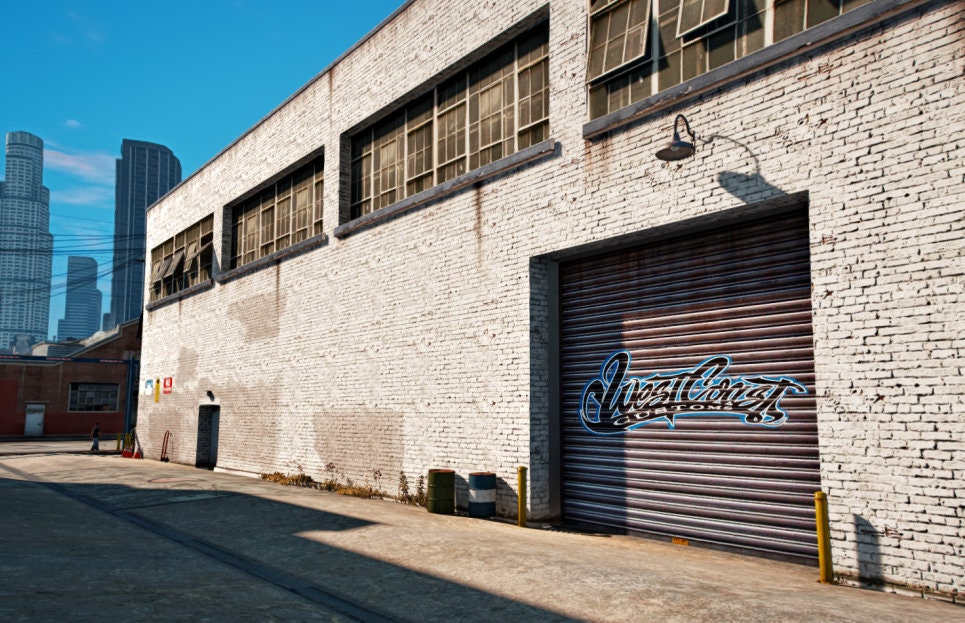 MLO West Coast Garage Customs Fivem Grand Theft Auto 5 Optimized Mod
