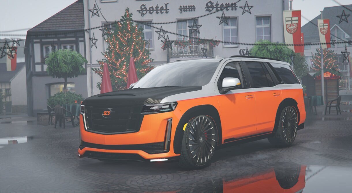 Cadillac Escalade Widebody Fully Bulletproof Fivem Grand Theft Auto 5