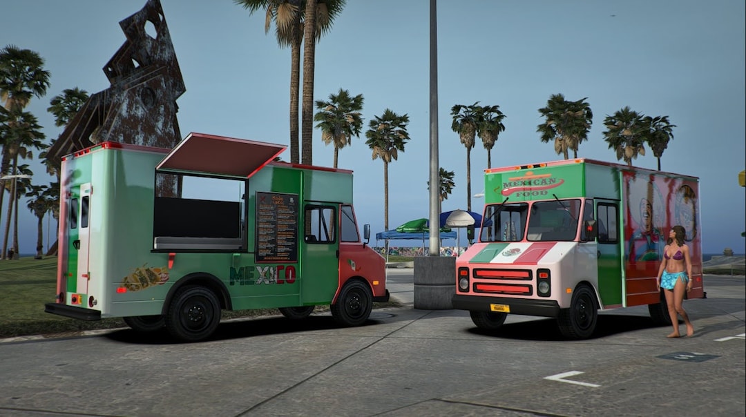 Burrito Loco Mexico Food Truck Fivem Grand Theft Auto 5 Optimized Mod High Quality Etsy