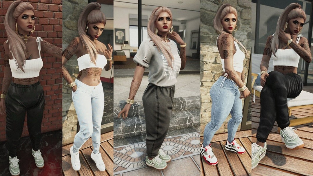NEW 2024 Female Clothing Pack 3.21GB Fivem Grand Theft Auto 5 Optimized Mod  High Quality Clothing 