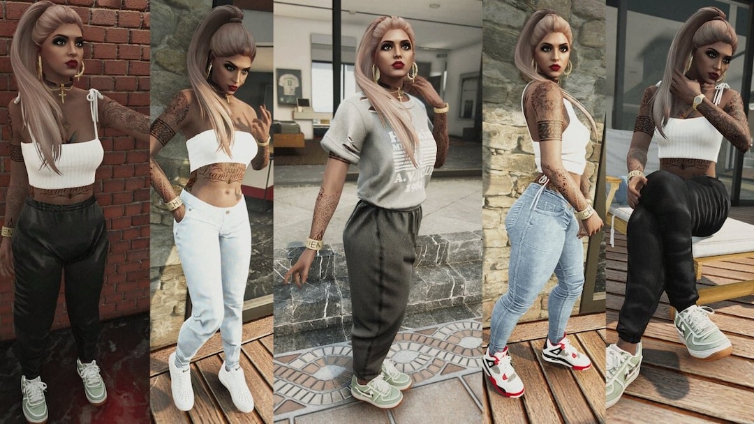 NEW 2024 Female Clothing Pack 3.21GB FiveM Grand Theft Auto 5 Optimized