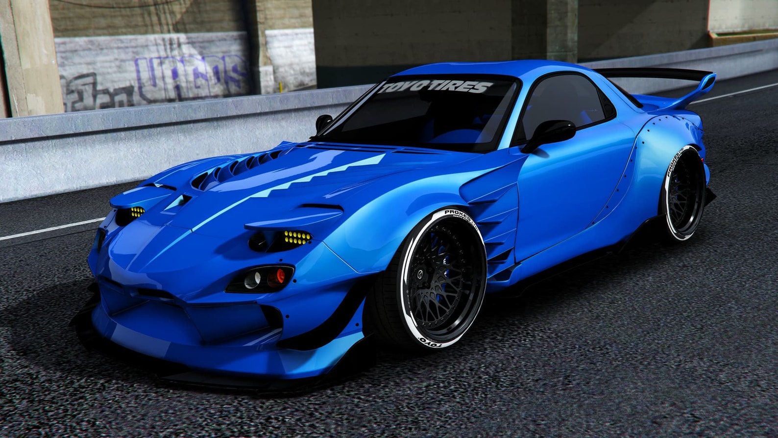 Mazda RX7 Widebody 2 Handling Options Fivem Grand Theft Auto 5 ...