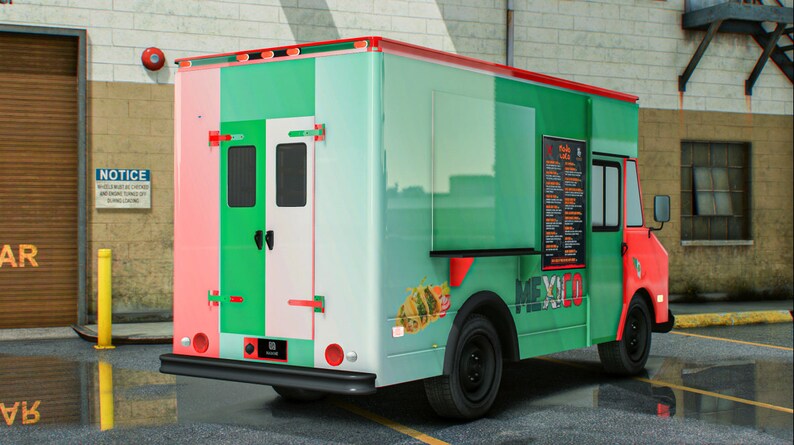 Burrito Loco Mexico Food Truck Fivem Grand Theft Auto 5 Optimized Mod
