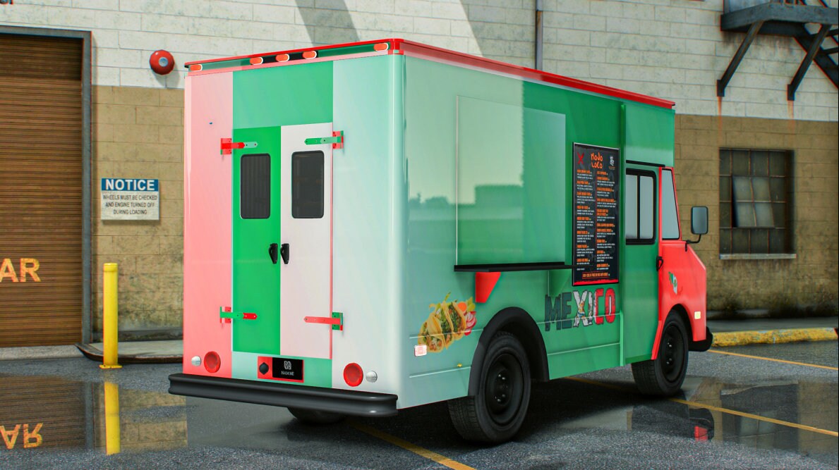 Burrito Loco Mexico Food Truck Fivem Grand Theft Auto 5 Optimized Mod High Quality Etsy