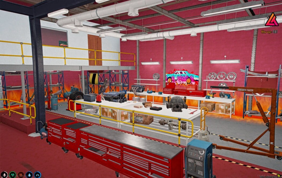 Vinewood Customs Mechanic Shop Preview in Description Fivem Grand Theft