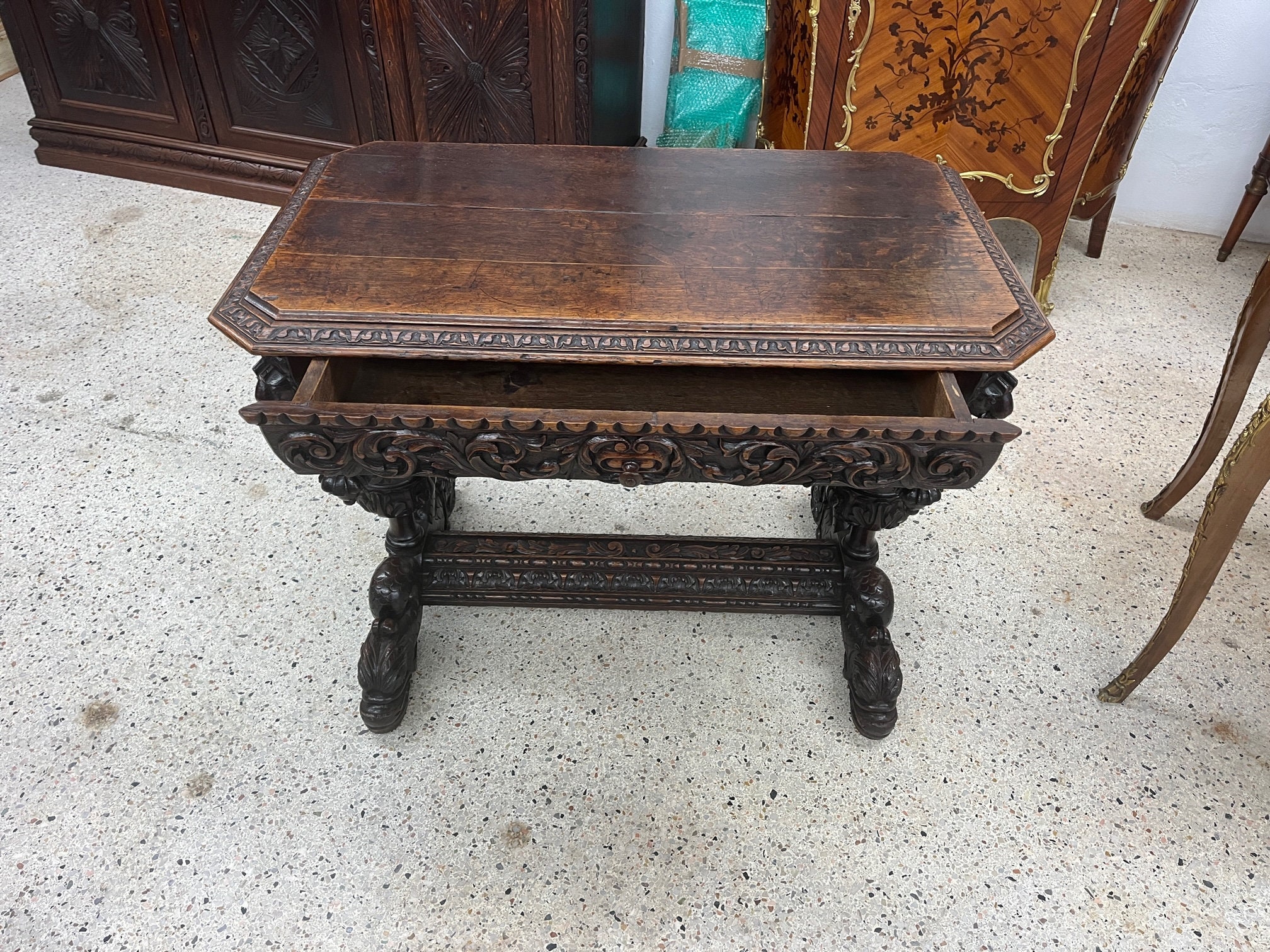 19th Century French Carved Oak 19th Century French Carved Oak
