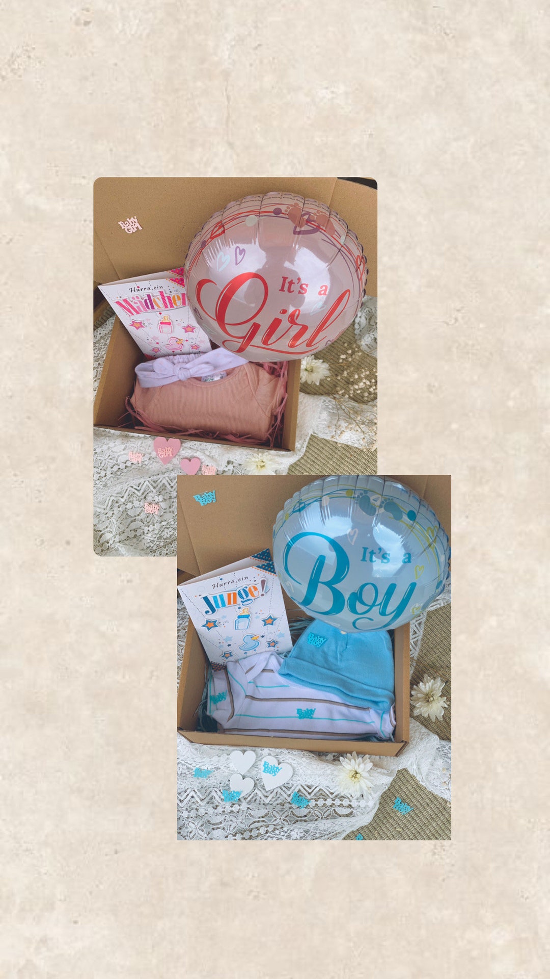 Baby Box Its a Girl its a Boy Babybox Etsy.de