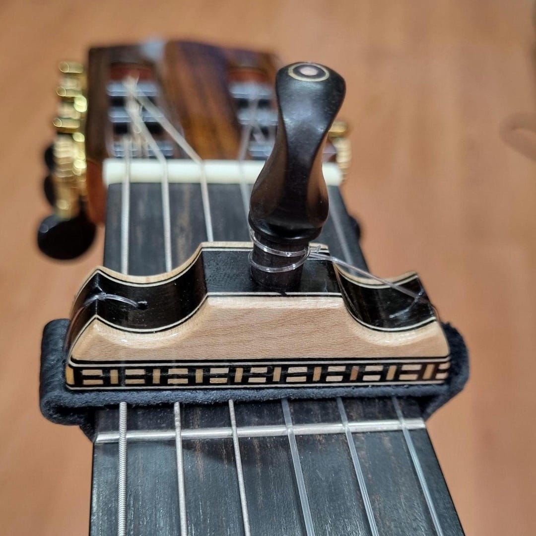 Handcrafted Wood Capo Wooden Capo Classical / Flamenco Guitar Capos ...