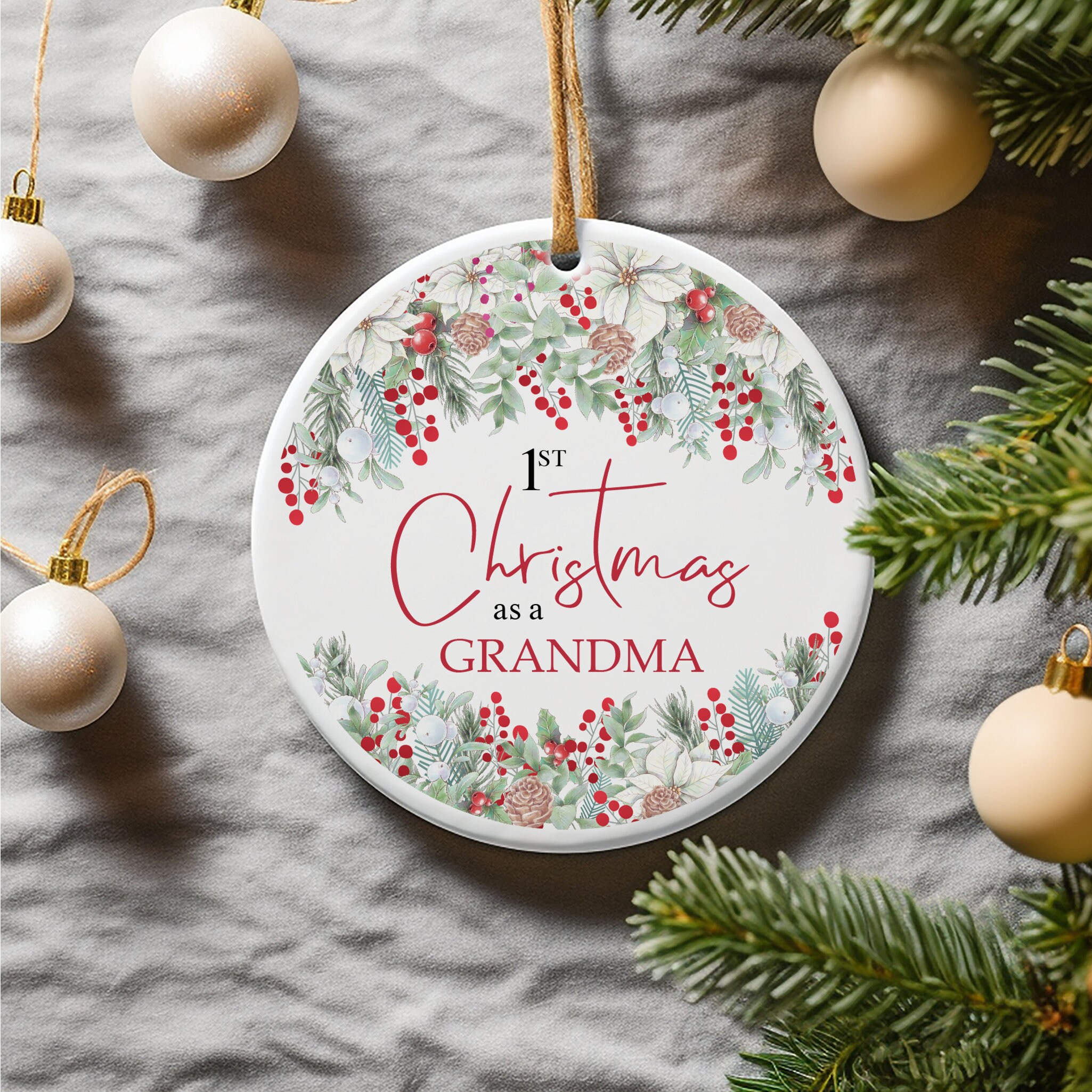 Grandma Christmas Ornament 
