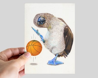 Carte postale de basket-ball