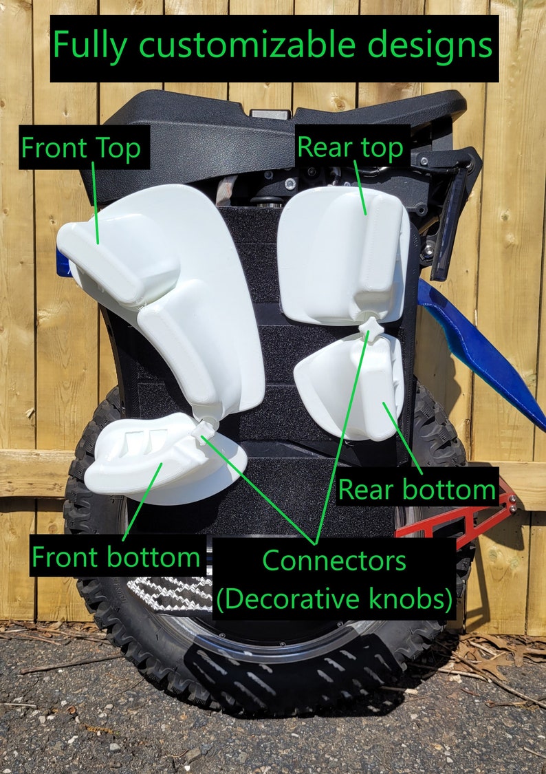 Electric Unicycle EUC Banana Power Pads Grizzla Inspired image 2