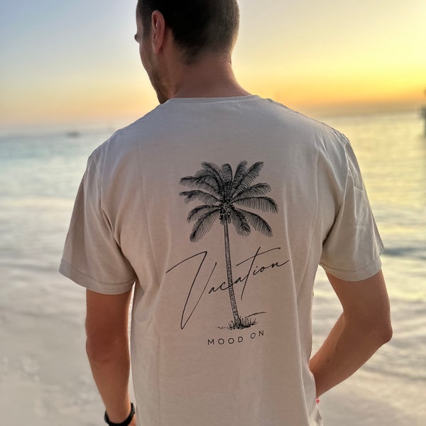 Palmen T-Shirt / Vacation mood on / Urlaub