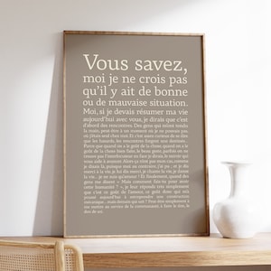 Affiche decorative, Vous savez moi je ne crois pas ... de bonnes ou de maluvaisessituationen, Astérix, Plakat des Films Plakat zu imprimer, taupe