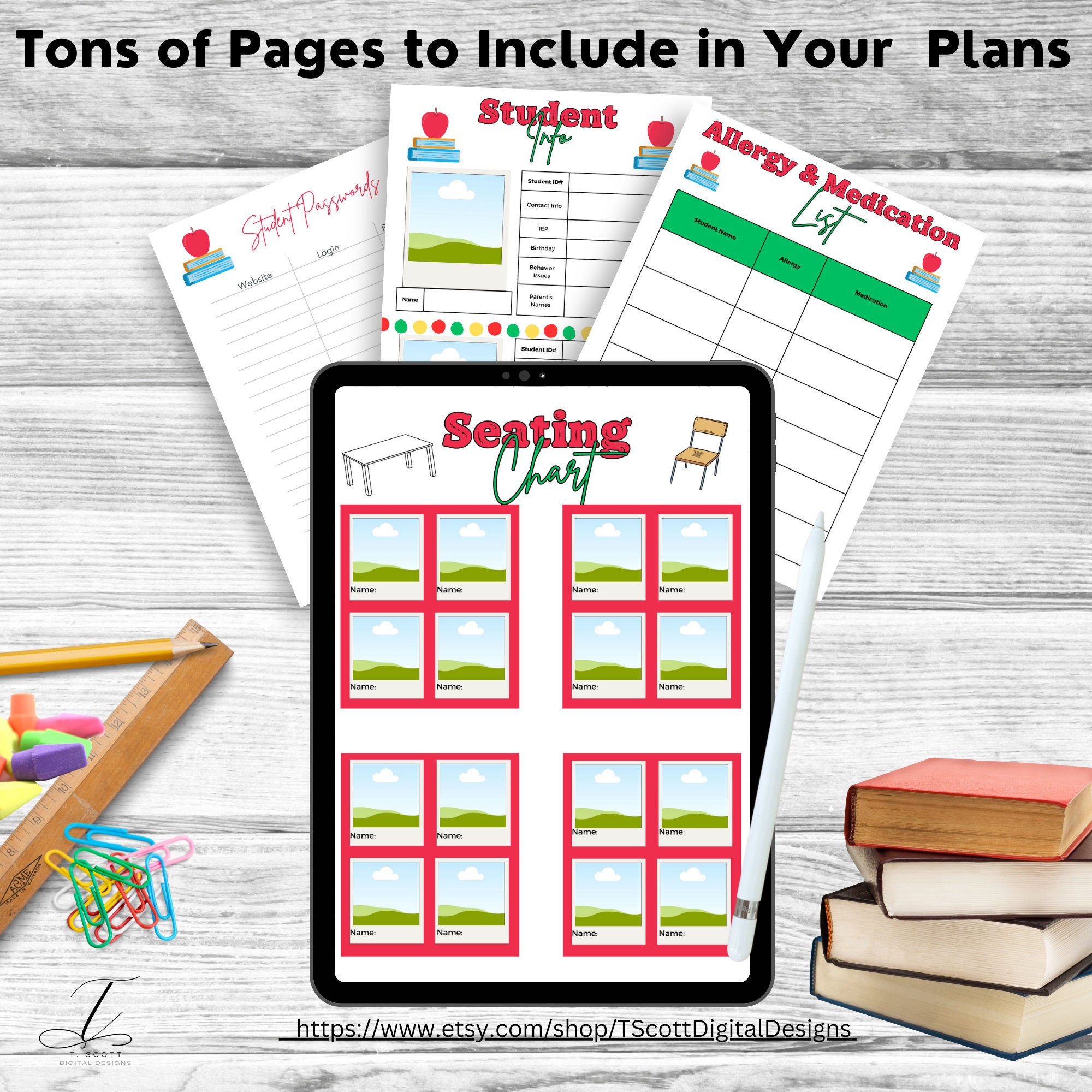 Editable Substitute Teacher Binder Template (digital Download) - Etsy