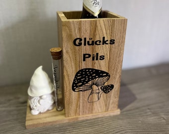 Birthday gift for beer lovers, beer gift, gift for men, lucky charm, birthday present, birthday gift for a work colleague, money gift