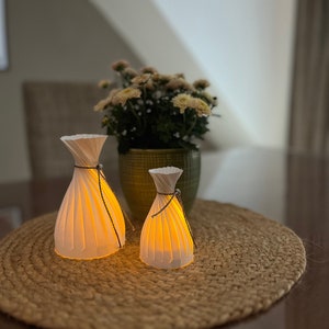 Lampada decorativa lampada da tavolo lampada da tavolo luminosa decorazione decorazione da tavolo decorazione della casa decorazione soggiorno lampada di carta luce di carta luce da tavolo